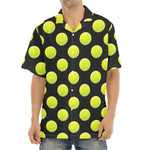 Tennis Balls Pattern Print Aloha Shirt