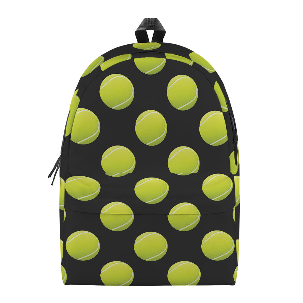 Tennis Balls Pattern Print Backpack