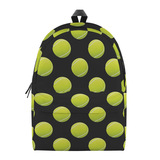 Tennis Balls Pattern Print Backpack