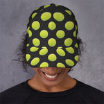 Tennis Balls Pattern Print Baseball Cap