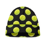 Tennis Balls Pattern Print Beanie