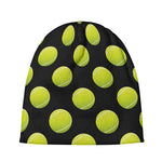 Tennis Balls Pattern Print Beanie