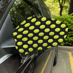 Tennis Balls Pattern Print Car Side Mirror Covers
