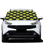 Tennis Balls Pattern Print Car Windshield Snow Cover