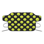 Tennis Balls Pattern Print Car Windshield Snow Cover