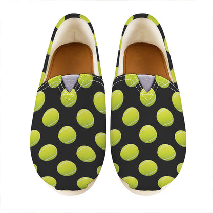Tennis Balls Pattern Print Casual Shoes