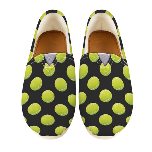 Tennis Balls Pattern Print Casual Shoes