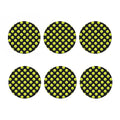 Tennis Balls Pattern Print Coaster Set