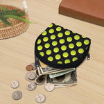 Tennis Balls Pattern Print Coin Purse