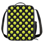 Tennis Balls Pattern Print Crossbody Lunch Bag