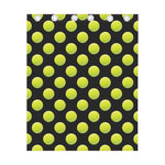 Tennis Balls Pattern Print Curtain