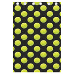 Tennis Balls Pattern Print Curtain