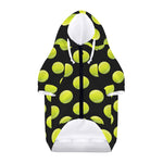 Tennis Balls Pattern Print Dog Zip Up Hoodie