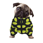 Tennis Balls Pattern Print Dog Zip Up Jacket