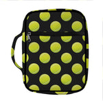 Tennis Balls Pattern Print Front Pocket Bible Bag