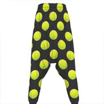 Tennis Balls Pattern Print Hammer Pants