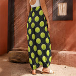Tennis Balls Pattern Print Harem Pants
