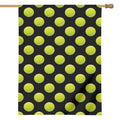 Tennis Balls Pattern Print House Flag