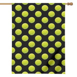 Tennis Balls Pattern Print House Flag