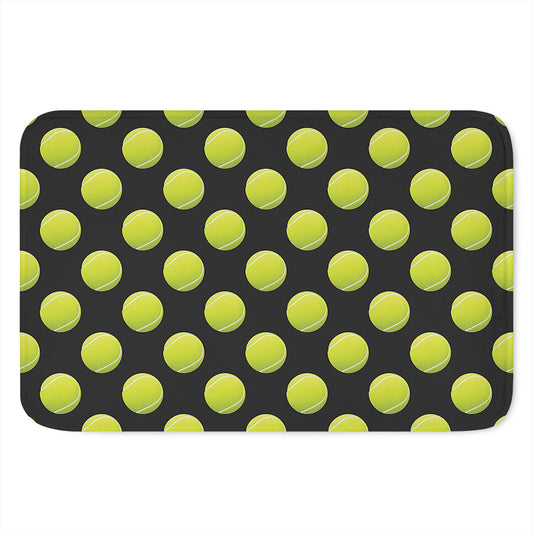 Tennis Balls Pattern Print Indoor Door Mat