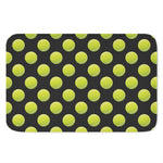 Tennis Balls Pattern Print Indoor Door Mat