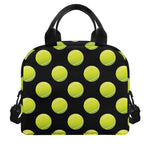 Tennis Balls Pattern Print Insulated Lunch Bag