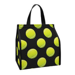 Tennis Balls Pattern Print Insulated Lunch Tote