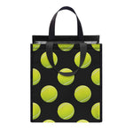 Tennis Balls Pattern Print Insulated Lunch Tote