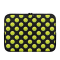 Tennis Balls Pattern Print Laptop Sleeve