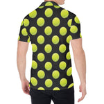 Tennis Balls Pattern Print Men's Shirt