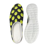 Tennis Balls Pattern Print Mesh Casual Shoes