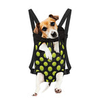 Tennis Balls Pattern Print Pet Carrier Backpack