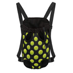 Tennis Balls Pattern Print Pet Carrier Backpack