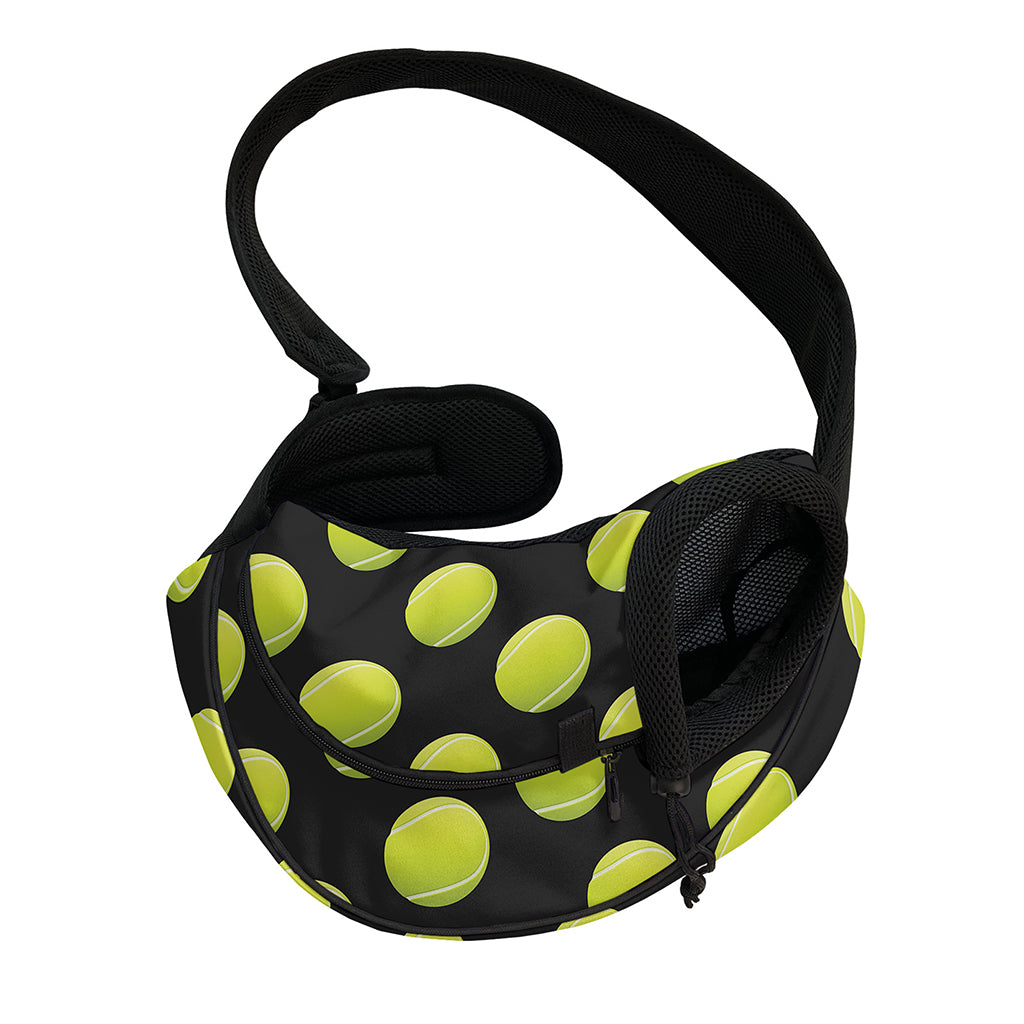 Tennis Balls Pattern Print Pet Sling Carrier