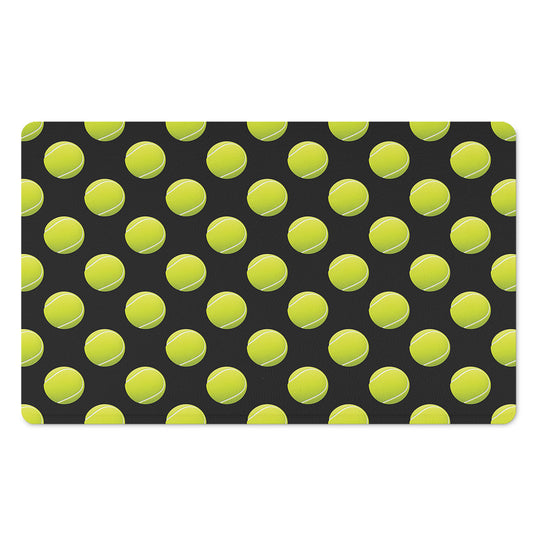 Tennis Balls Pattern Print Polyester Doormat