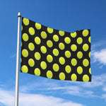 Tennis Balls Pattern Print Polyester Flag