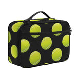 Tennis Balls Pattern Print Portable Lunch Bag