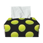 Tennis Balls Pattern Print Rectangle Tissue Box Cover