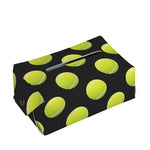 Tennis Balls Pattern Print Rectangle Tissue Box Cover