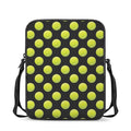 Tennis Balls Pattern Print Rectangular Crossbody Bag
