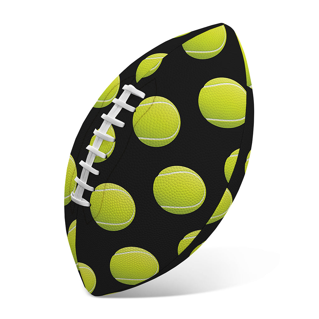 Tennis Balls Pattern Print Rugby Ball