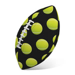 Tennis Balls Pattern Print Rugby Ball