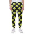 Tennis Balls Pattern Print Joggers