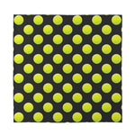 Tennis Balls Pattern Print Silk Bandana