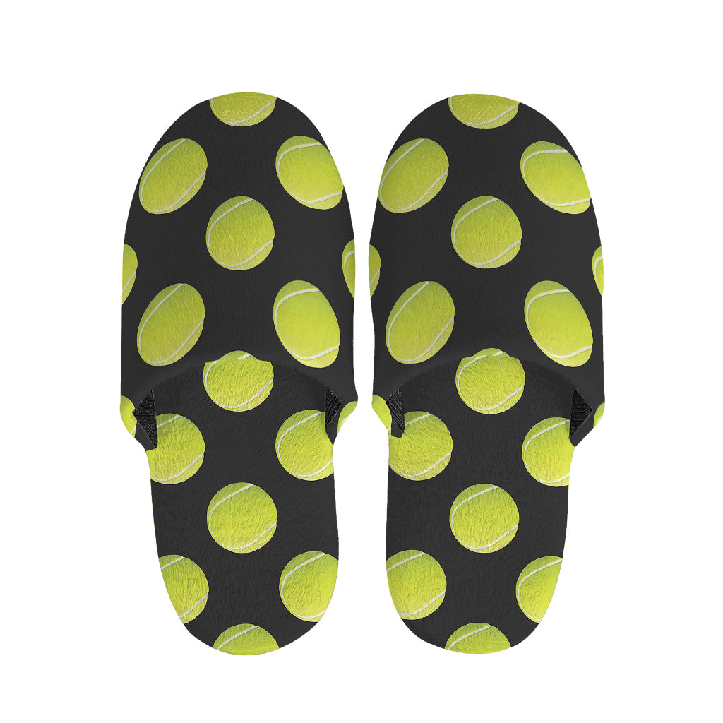 Tennis Balls Pattern Print Slippers