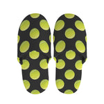 Tennis Balls Pattern Print Slippers