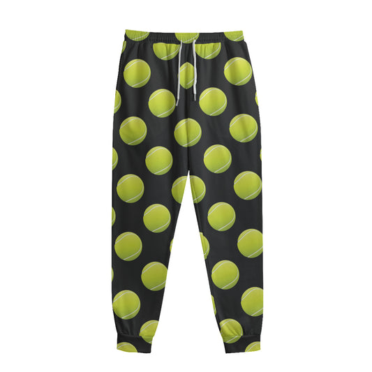 Tennis Balls Pattern Print Sweatpants