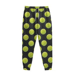 Tennis Balls Pattern Print Sweatpants