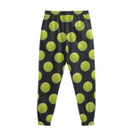 Tennis Balls Pattern Print Sweatpants
