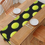 Tennis Balls Pattern Print Table Runner